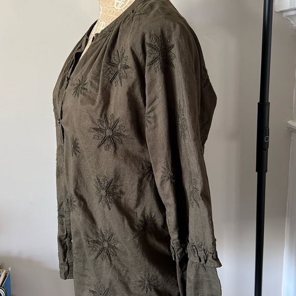 EUC Madewell Bubble-Sleeve in Kale - Picture 8 of 12